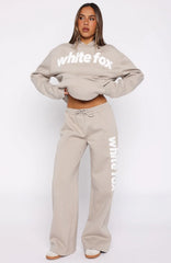 From The Archives Kenzie Wide Leg Sweatpants Moon