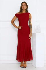 Moonlit Mischief Mesh Maxi Dress