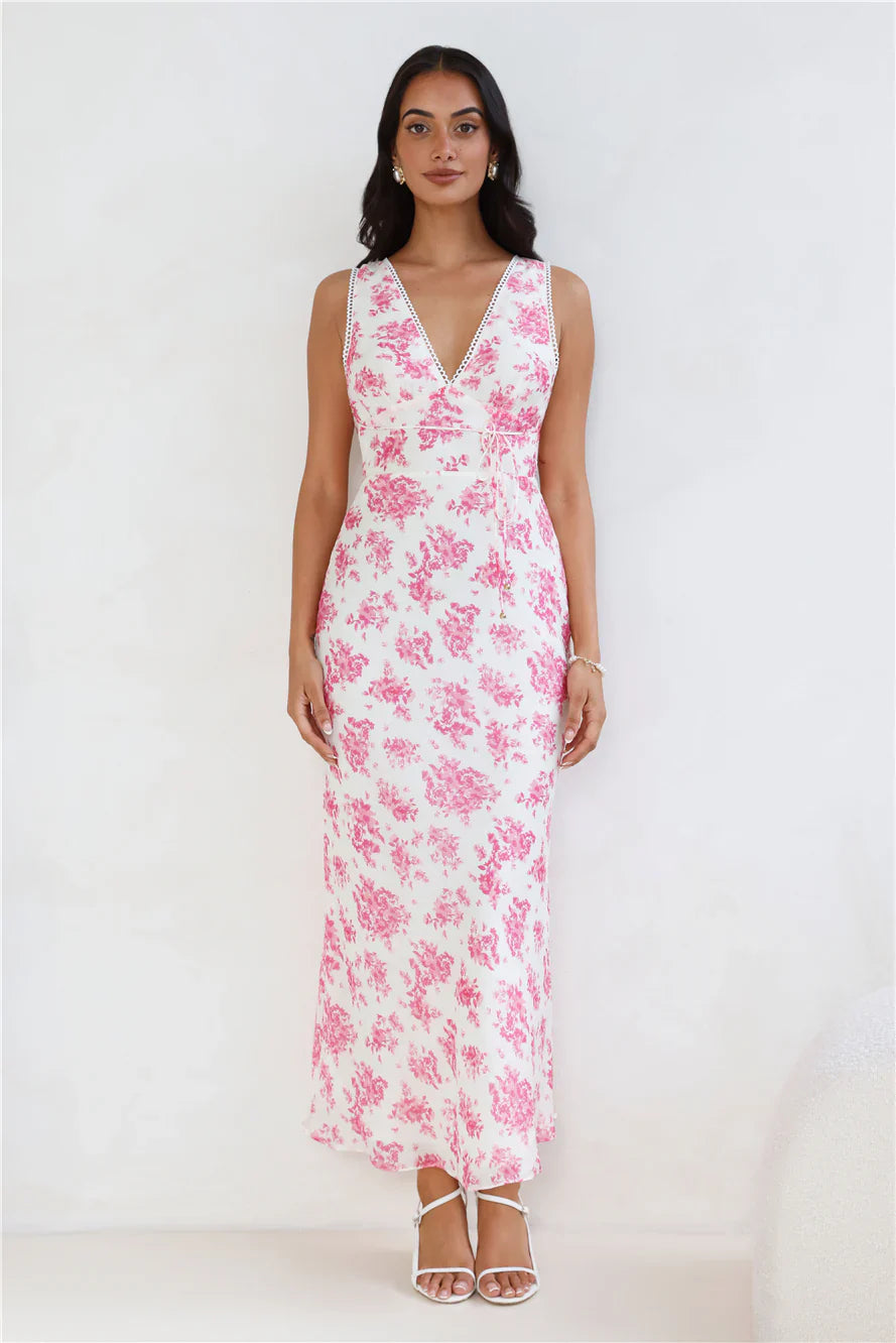 Soft Florals Maxi Dress