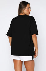 11th Street She's So Lucky Oversized Tee Licorice