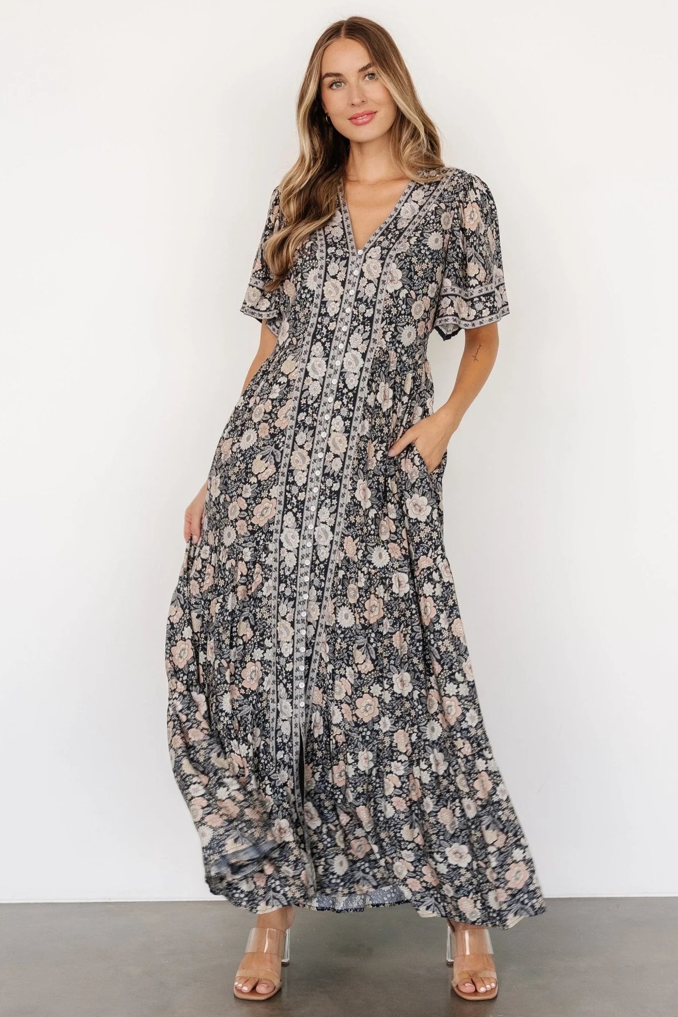 Cheryl Maxi Dress | Midnight Floral