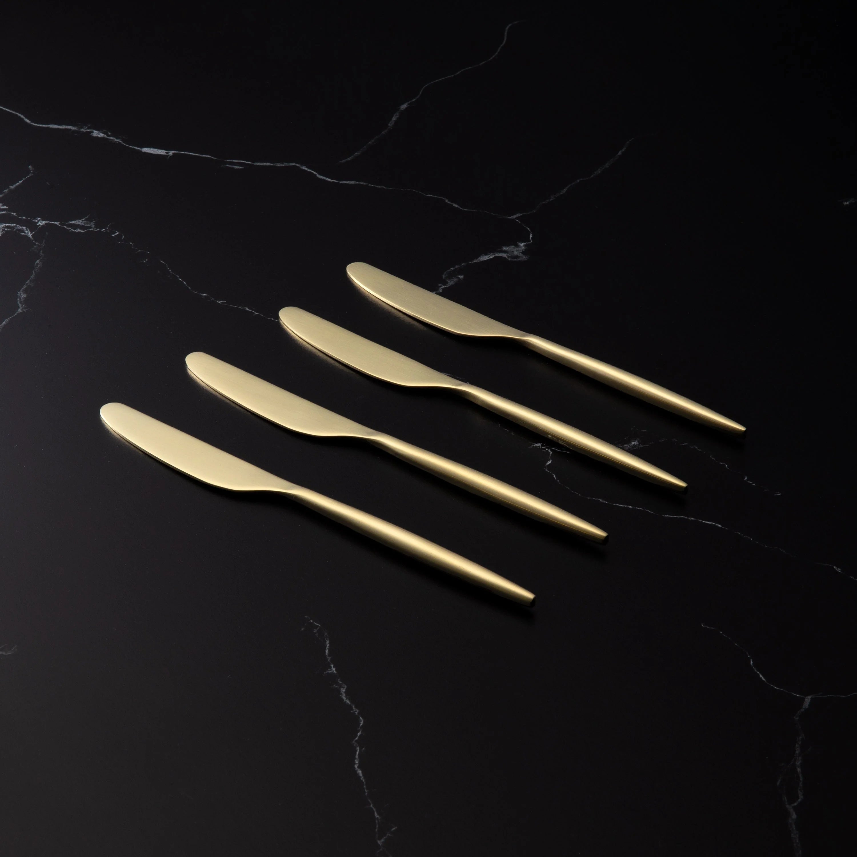 Gaze Champagne Satin Spreaders 4-Piece Set
