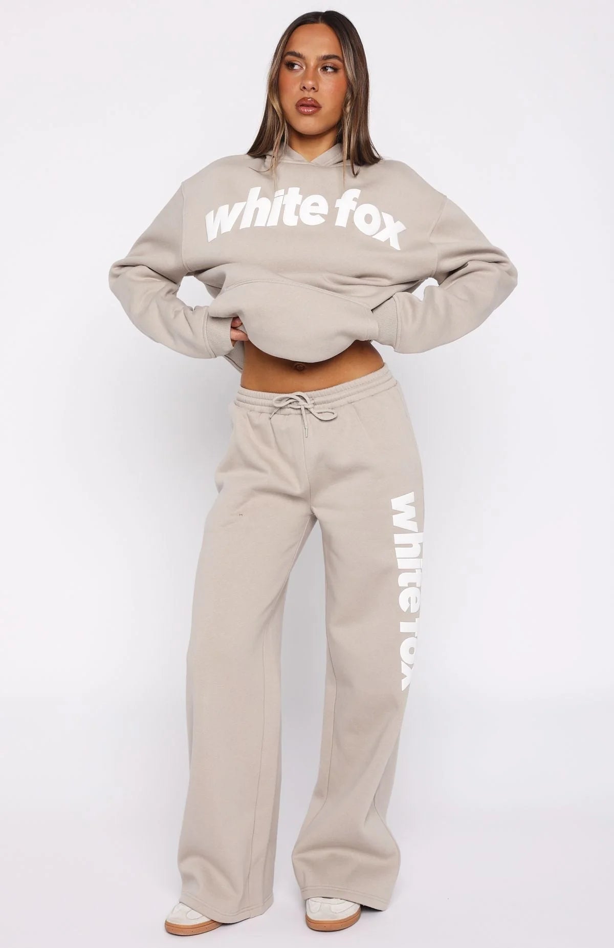 From The Archives Kenzie Wide Leg Sweatpants Moon