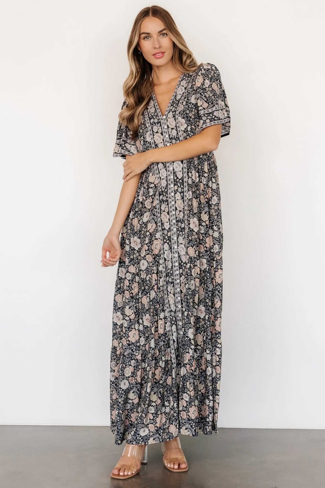 Cheryl Maxi Dress | Midnight Floral