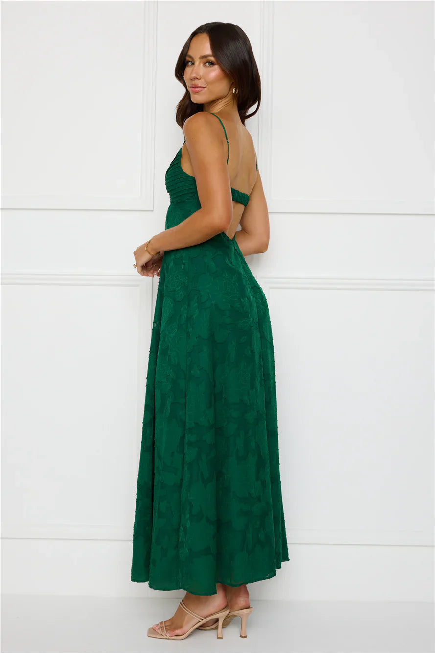 Pine Blossom Maxi Dress
