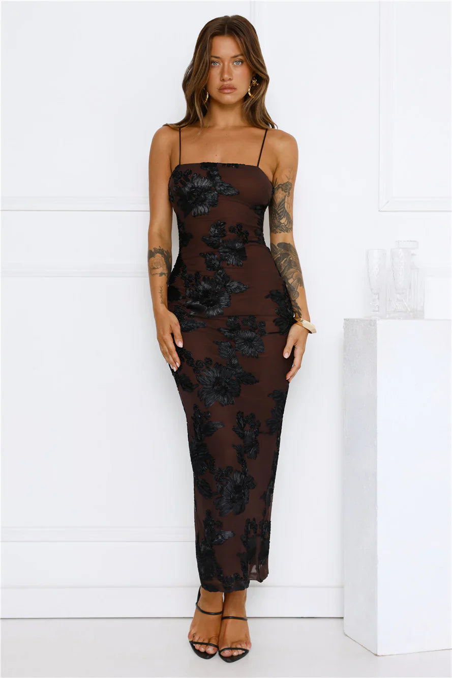 Estelle Mesh Maxi Dress