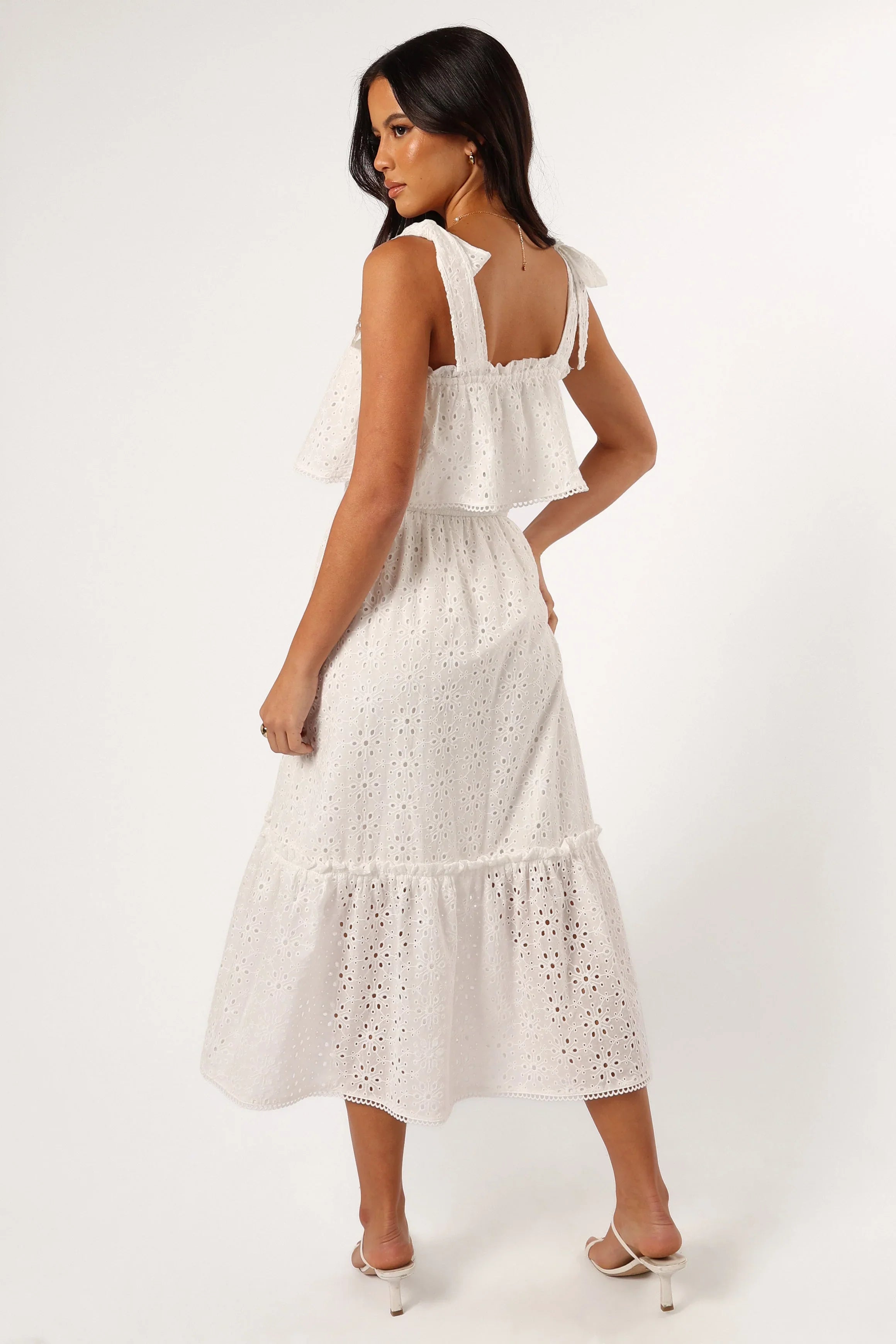 Esther Midi Dress - White