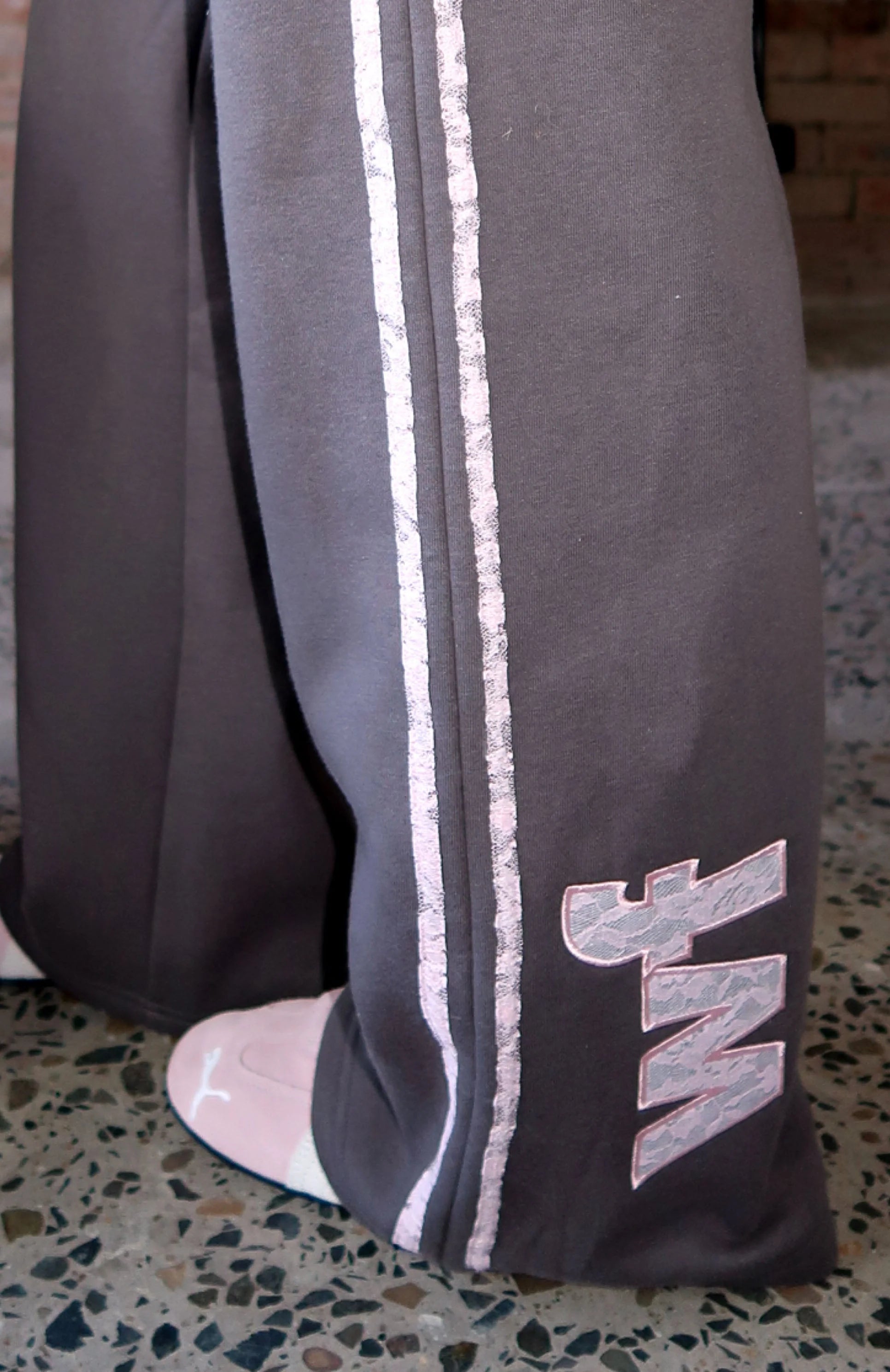 Gave You Everything Wide Leg Sweatpants Volcanic