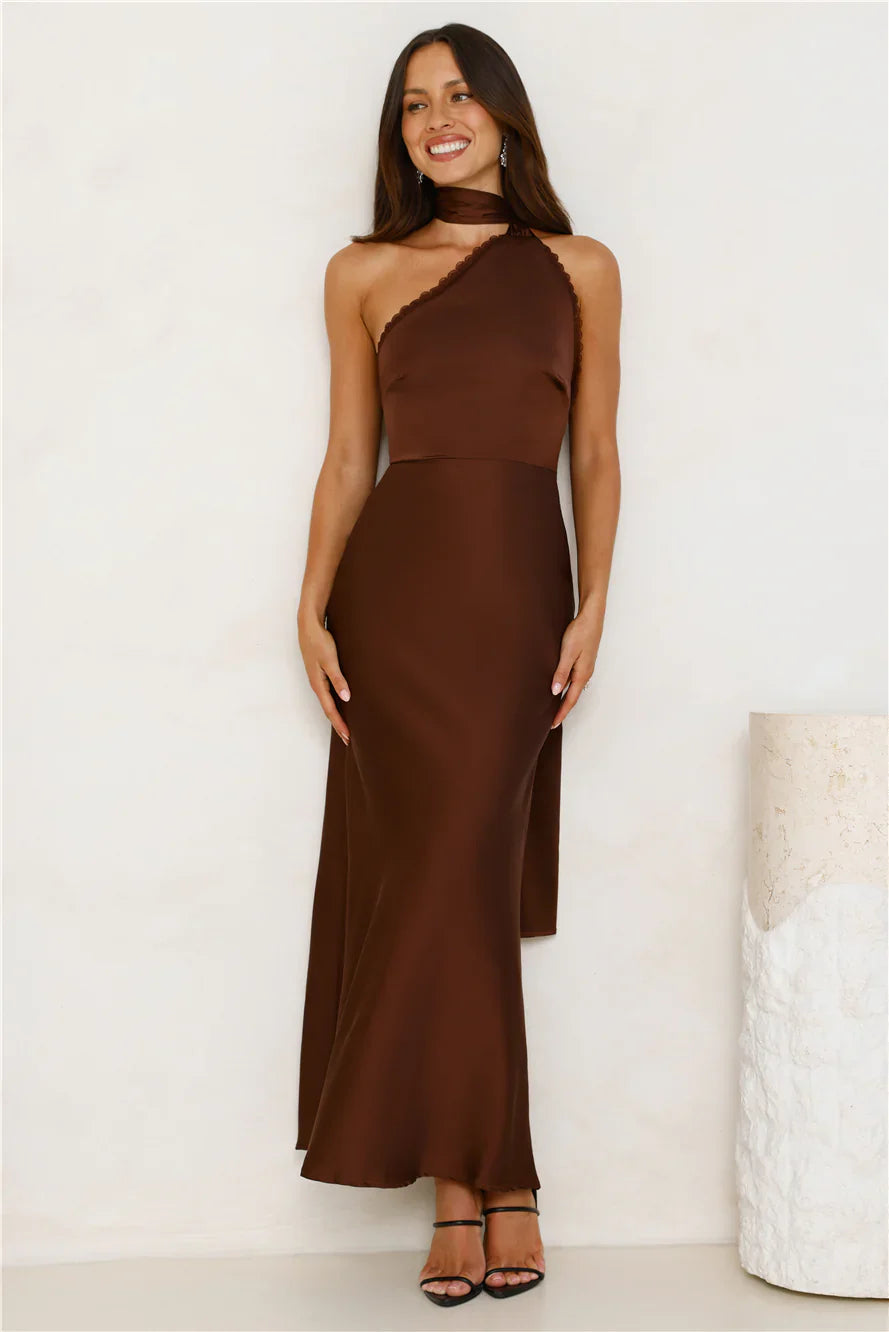 Luxe Experience Satin Maxi Dress