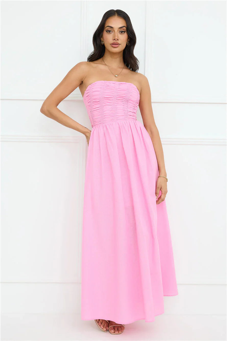 Luciana Strapless Maxi Dress
