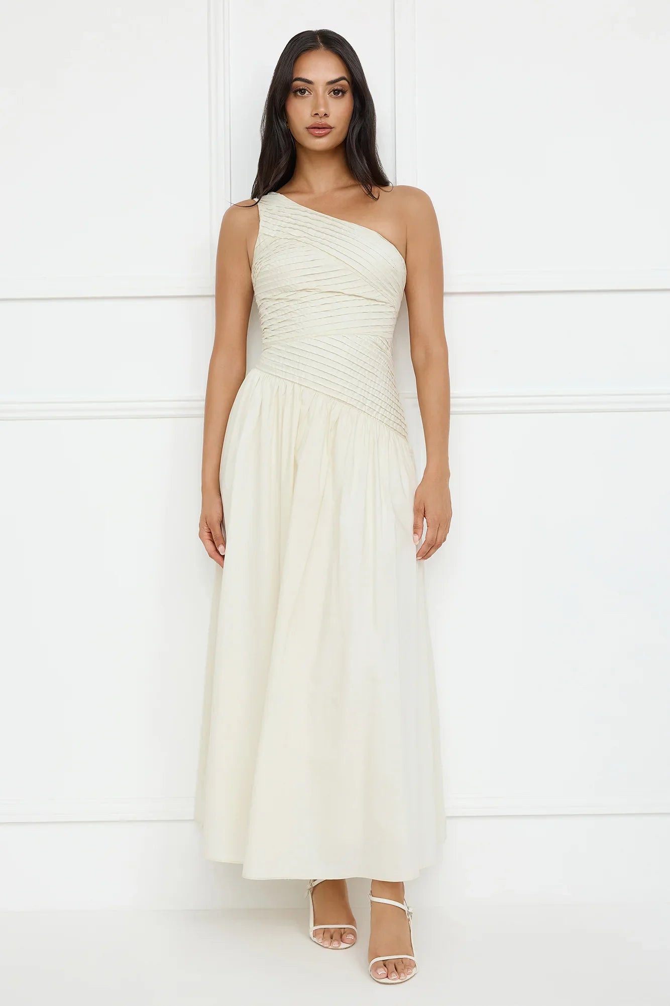 Seashell Moments One Shoulder Maxi Dress