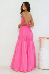 Unforgettable Style Strapless Maxi Dress