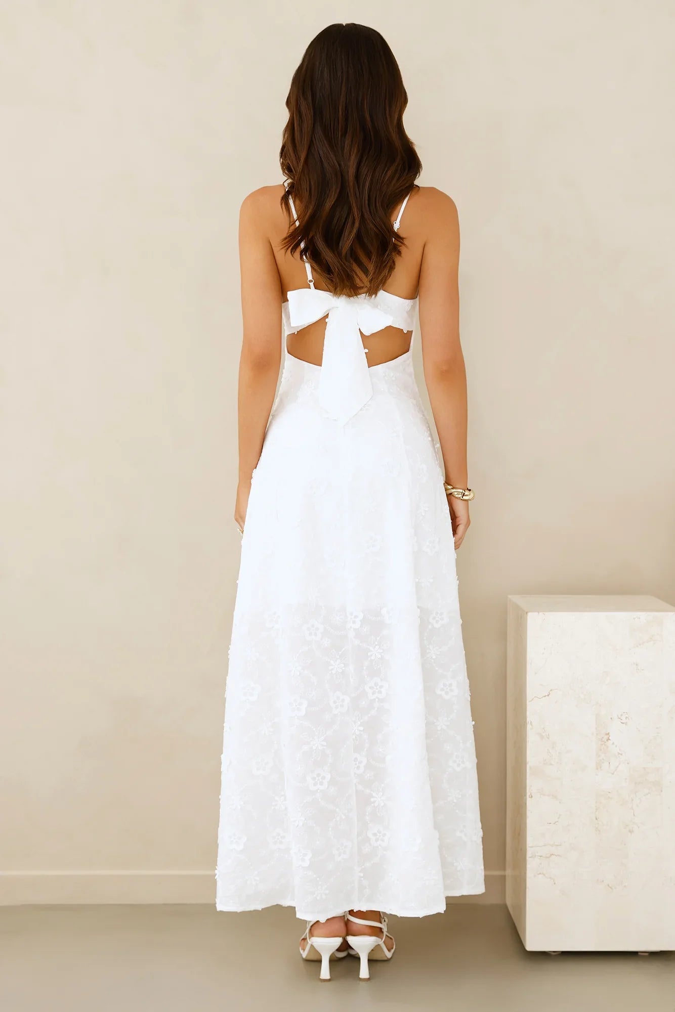 Soft Moonbeam Maxi Dress
