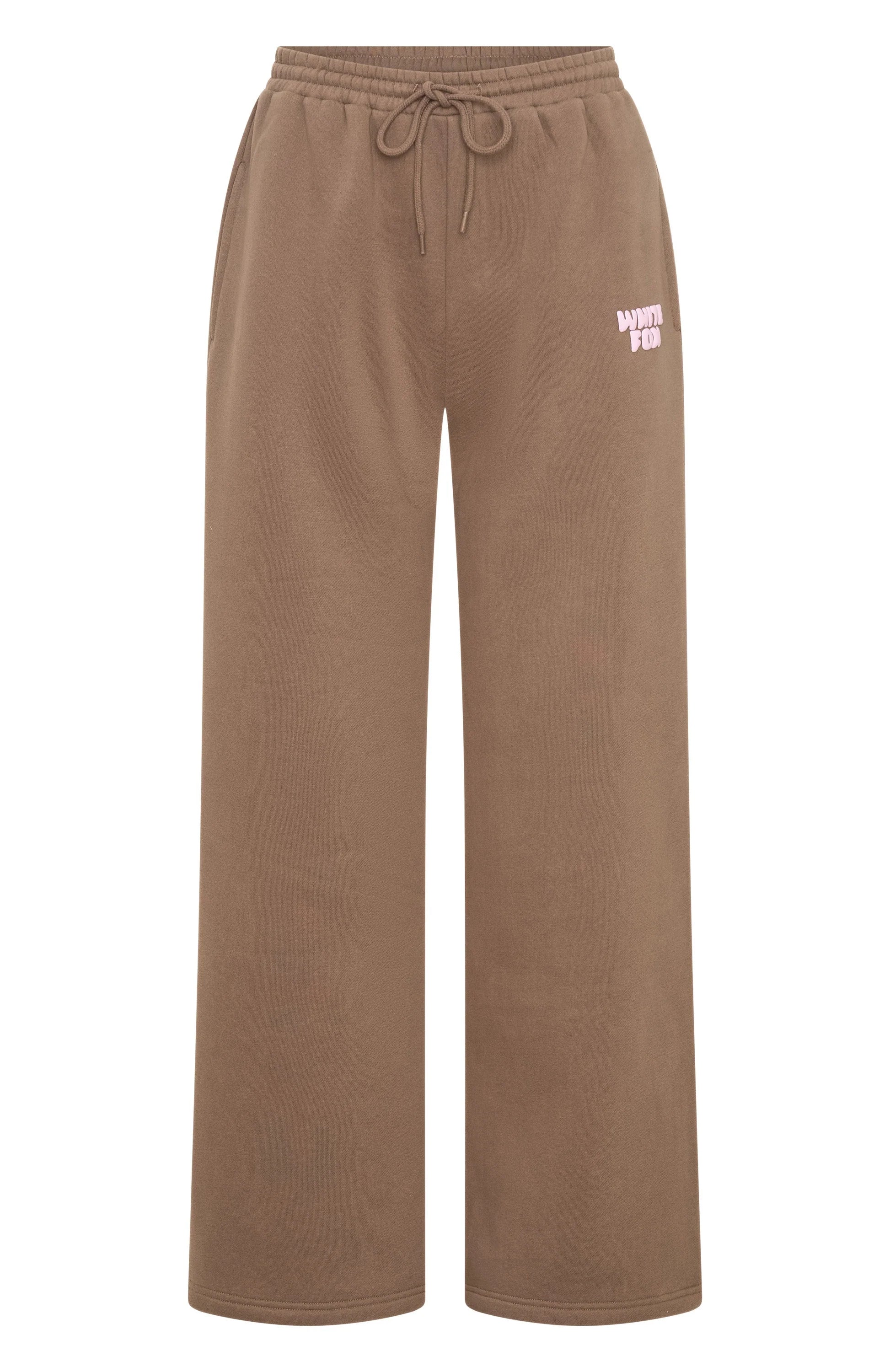 11th Street City Girl At Heart Wide Leg Sweatpants Cinnamon Bun