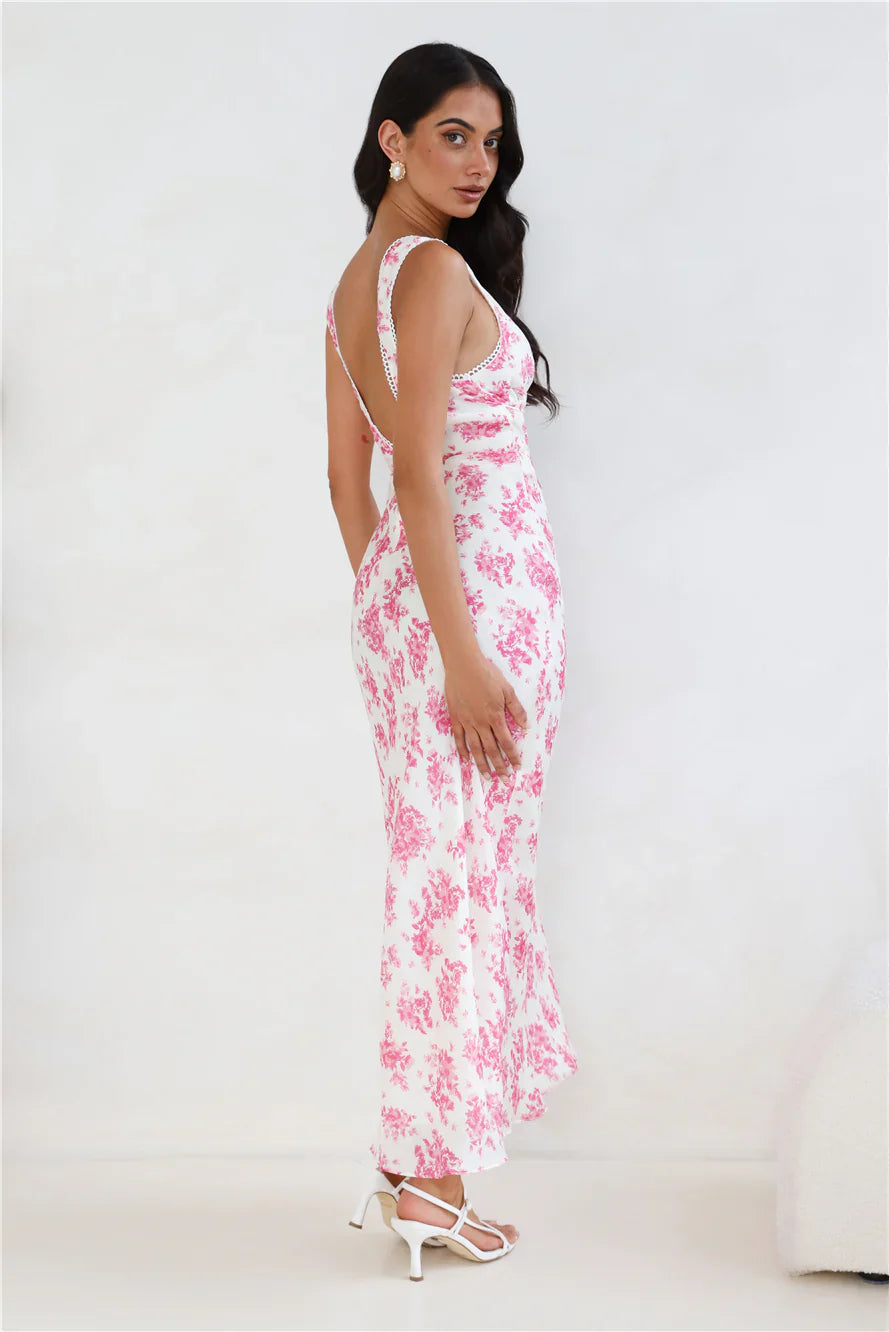 Soft Florals Maxi Dress
