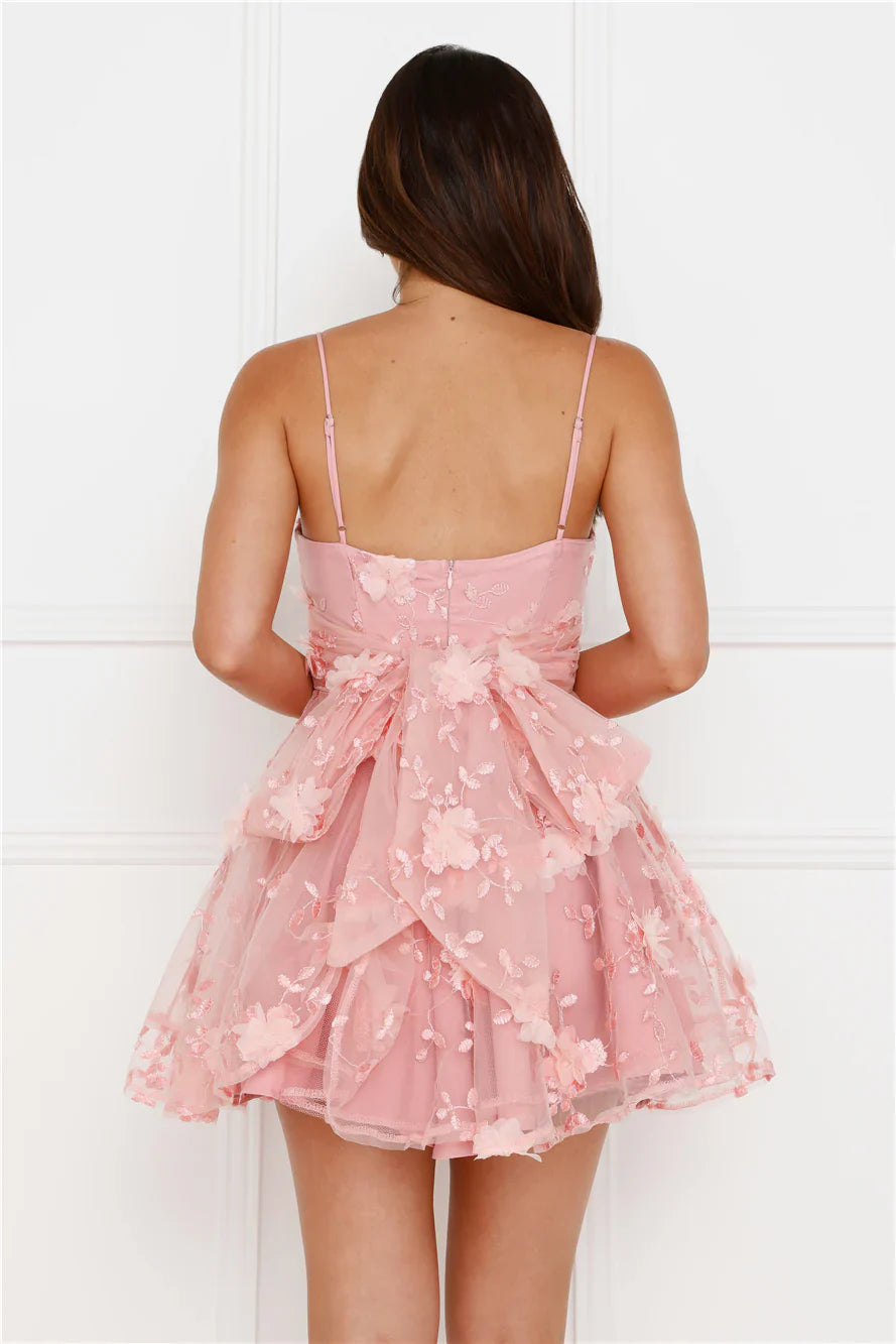 Ethereal Blossom Mini Dress